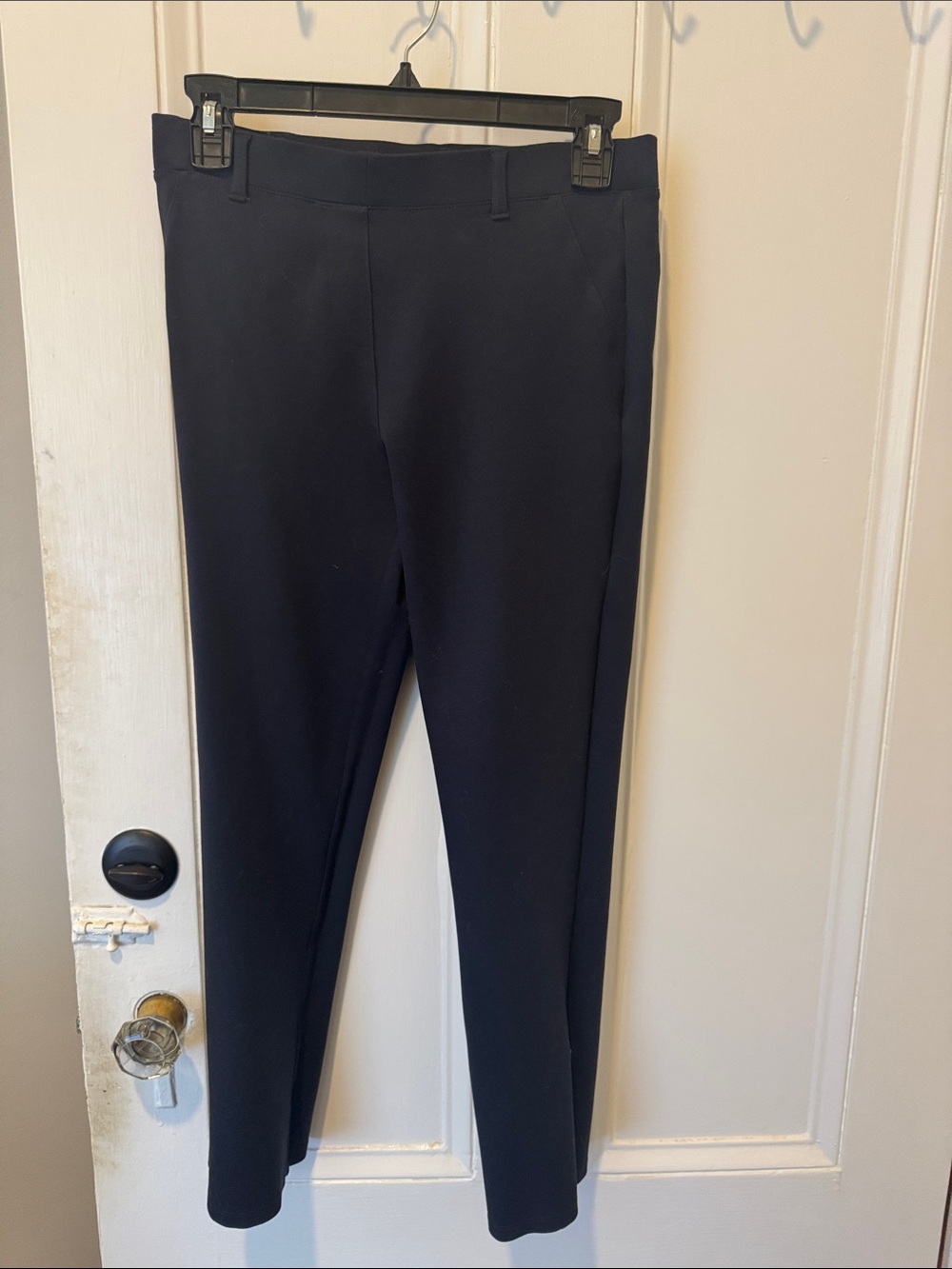 Quince Straight Stretch Navy Women's Dress Pants size S